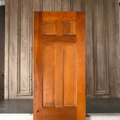 #54524 23x80 Antique 6 Panel Wood Interior Door image 5