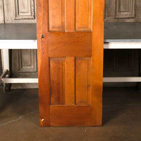 #54524 23x80 Antique 6 Panel Wood Interior Door image 6