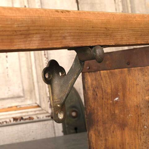 #54534 48" Salvaged Wood Handrail & Wall Brackets image 4