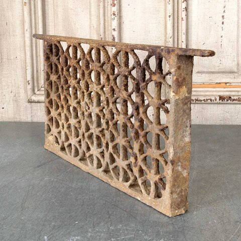 #54539 19x9 Antique Cast Iron Foundation Vent Grate image 6