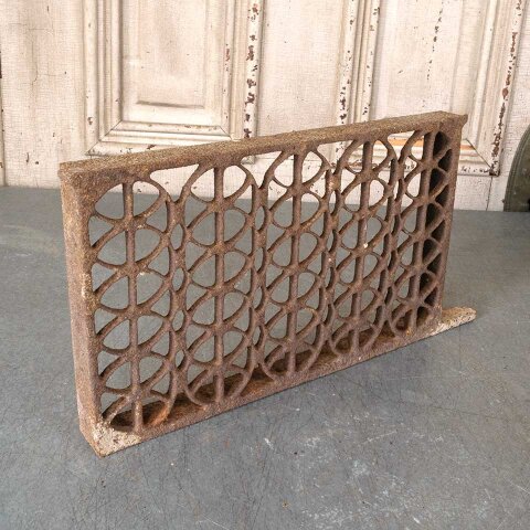 #54540 17x9 Antique Cast Iron Foundation Vent Grate image 4