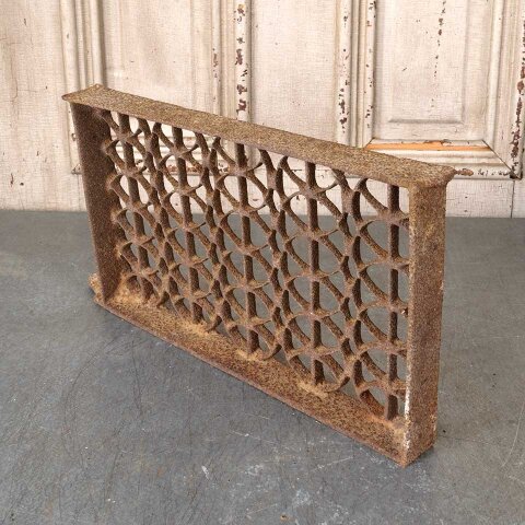 #54540 17x9 Antique Cast Iron Foundation Vent Grate image 5