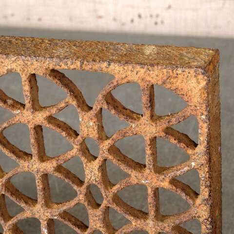 #54541 15x9 Antique Cast Iron Foundation Vent Grate image 2