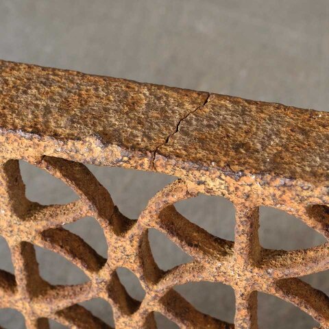 #54541 15x9 Antique Cast Iron Foundation Vent Grate image 3