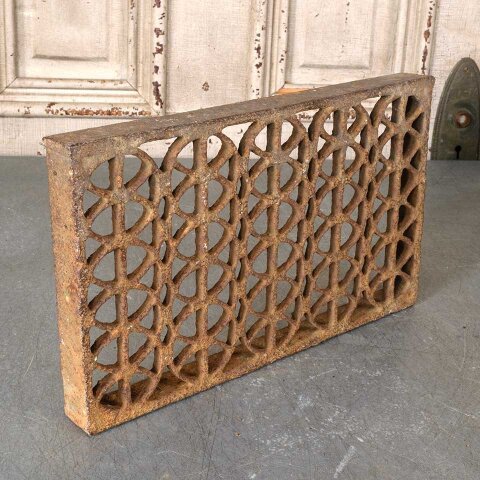 #54541 15x9 Antique Cast Iron Foundation Vent Grate image 4