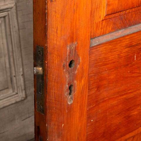 #54549 31x79 Antique 4 Panel Wood Interior Door image 7