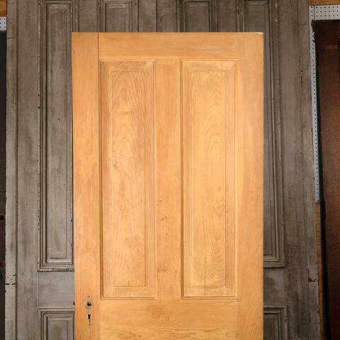 #54551 32x79 Antique 4 Panel Wood Interior Door image 5