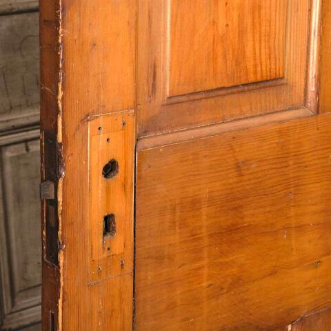 #54552 33x81 Antique 4 Panel Wood Interior Door image 7