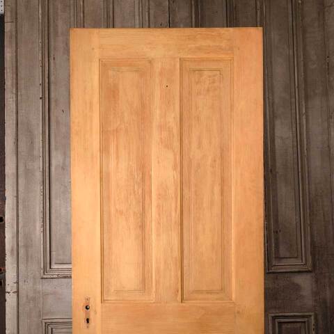 #54560 30x78 Antique 4 Panel Wood Interior Door image 5