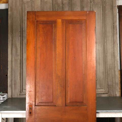 #54563 34x82 Antique 4 Panel Wood Interior Door image 5