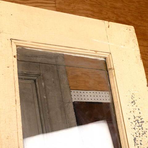 #54566 36x84 Antique 2 Lite Wood Entry Door image 6
