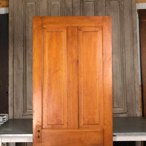 #54568 33x81 Antique 4 Panel Wood Interior Door image 5
