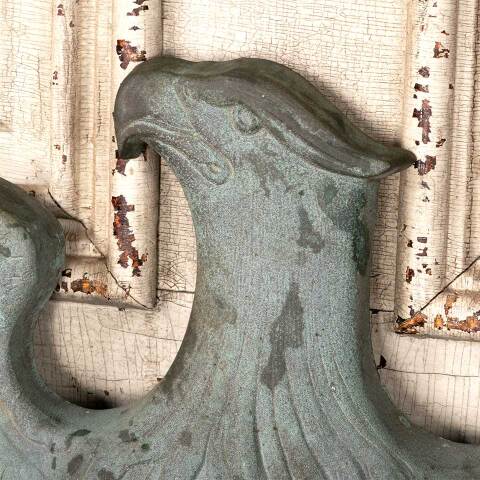 #54592 21x39 Bronze Eagle & Dollar Bank Ornament image 3