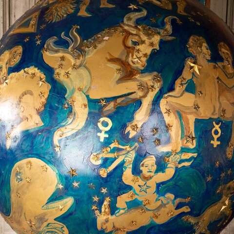 #54593 36" Vintage Diane Powell Constellation Globe image 5