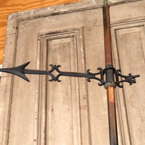 #54600 Salvaged Antique Farmhouse Lightning Rod image 6