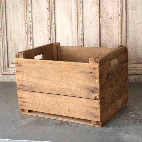 #54604 Muskingum Valley Fruit Growers Wood Crate image 3