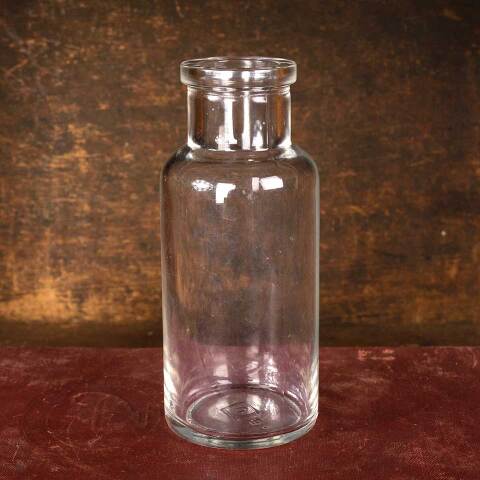 #54612 5" Vintage Glass Apothecary Bottle image 2