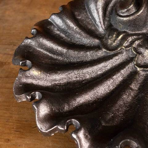 #54615 Antique Cast Iron Umbrella Stand Drip Dish image 3