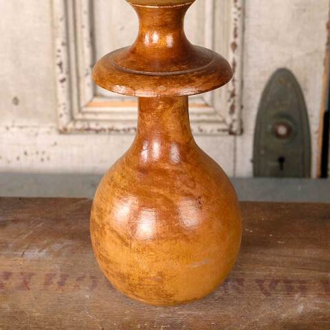 #54616 4x11 Antique Turned Wood Finial image 4