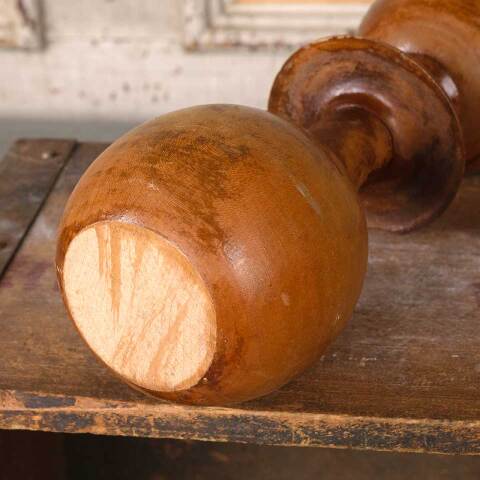 #54616 4x11 Antique Turned Wood Finial image 6
