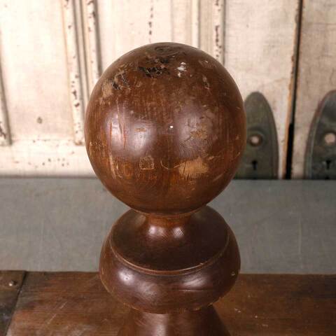 #54617 4x11 Antique Turned Wood Finial image 5