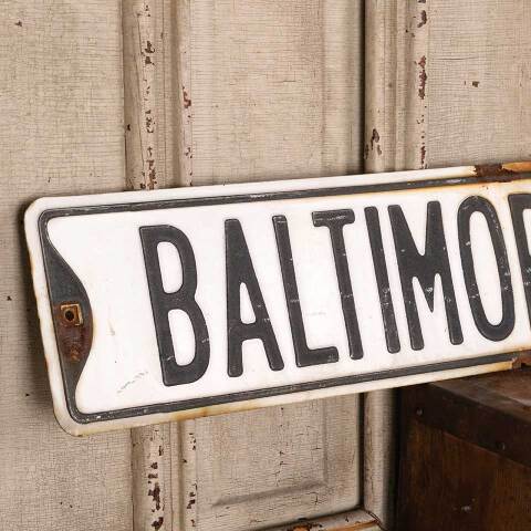 #54633 Antique BALTIMORE AVENUE Street Sign image 2