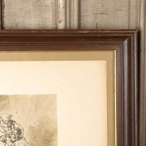 #54655 23x19 Framed Rembrandt Prodigal Son Print image 6