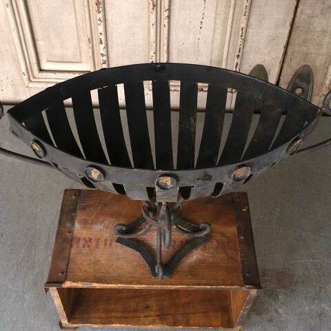 #54656 Decorative Wrought Iron Urn Basket image 8