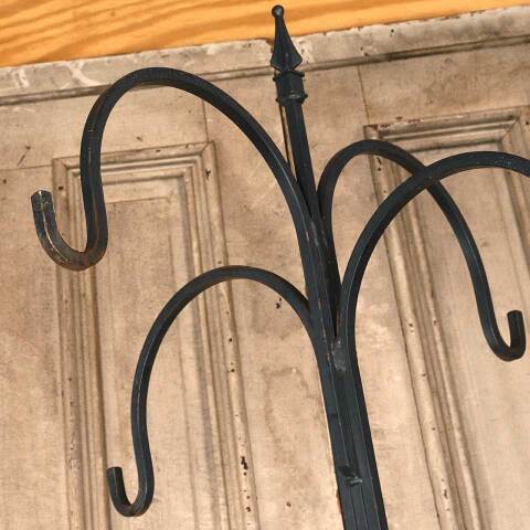 #54682 28x91 Wrought Iron Plant Hanger Stand image 6