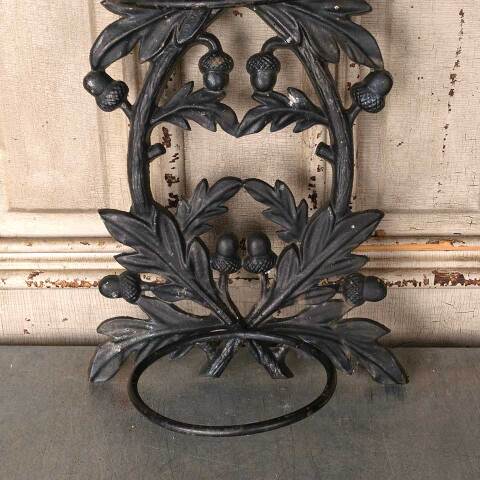 #54691 12x26 Cast Iron Wall Sconce Planter Holder image 2
