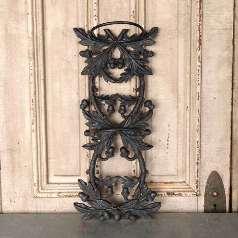#54691 12x26 Cast Iron Wall Sconce Planter Holder image 6