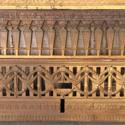 #54694 31x31 Antique Fireplace Surround & Cover image 7