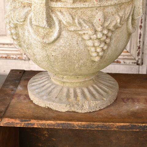 #54697 10" Vintage Cast Concrete Garden Urn Planter image 6