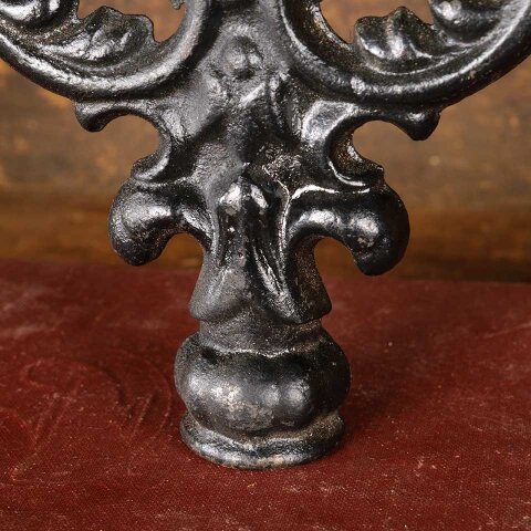 #54715 4x5 Ornate Cast Iron Fence Finial image 2