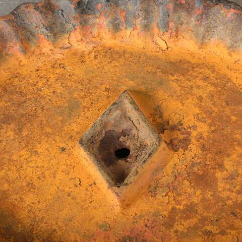 #54716 Antique Cast Iron Boot Scraper Mud Tray image 3