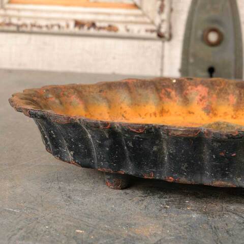 #54716 Antique Cast Iron Boot Scraper Mud Tray image 4