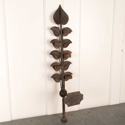 #54719 Floral Metal Candle Holder Wall Sconce image 5