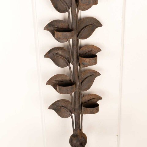 #54719 Floral Metal Candle Holder Wall Sconce image 6