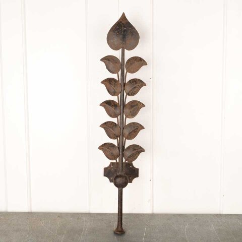 #54731 Floral Metal Candle Holder Wall Sconce image 2