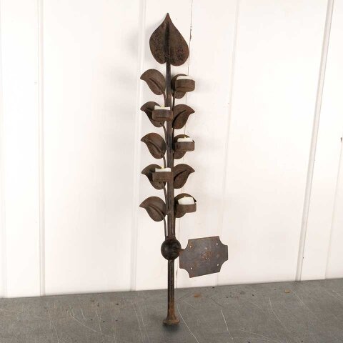 #54731 Floral Metal Candle Holder Wall Sconce image 6
