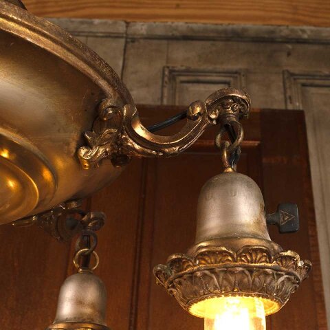 #54737 20" Antique 5 Bulb Chandelier Light Fixture image 4