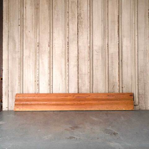 #54748 8" Salvaged Antique Pine Baseboard Moulding image 2