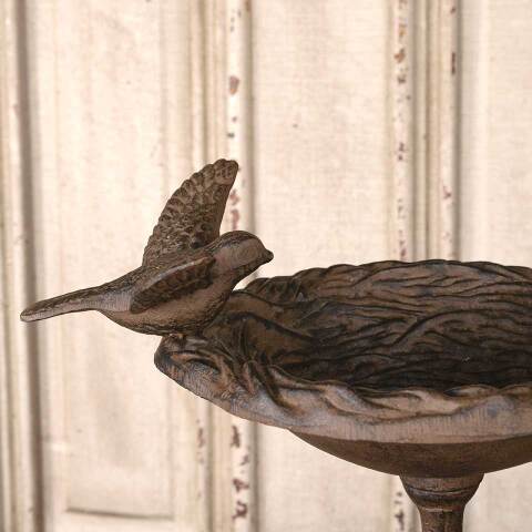 #54810 Ornate Cast Iron Bird Bath image 5