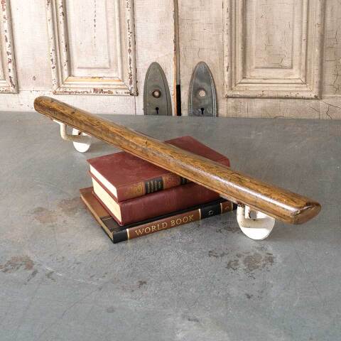 29" Wood Staircase Handrail with Brackets
