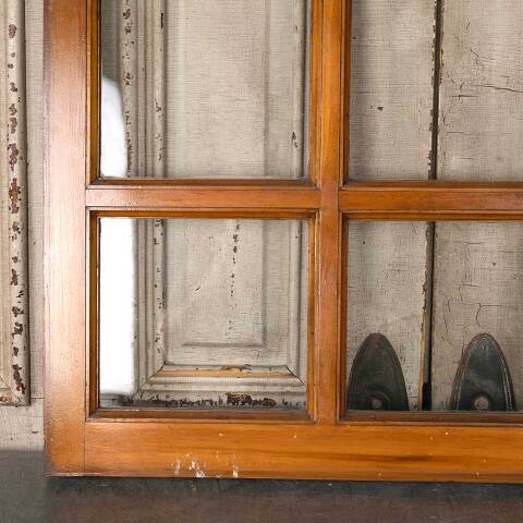 #54851 36x24 Antique 6 Lite Wood Transom Window image 3