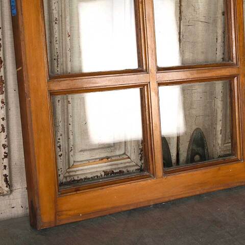 #54855 36x24 Antique 6 Lite Wood Transom Window image 2