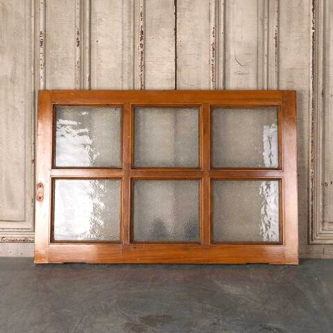 #54857 36x24 Antique 6 Lite Wood Transom Window image 5