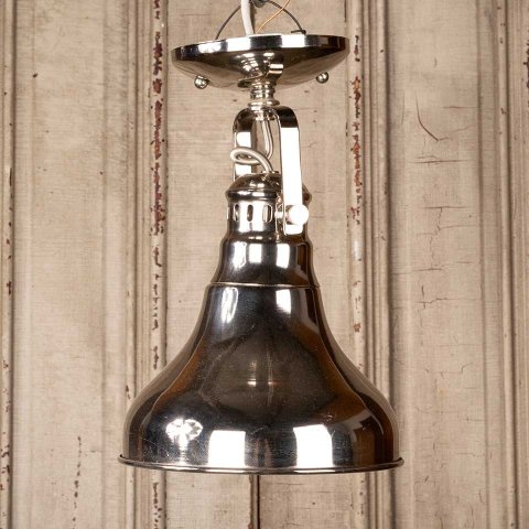 #54873 Modern Polished Nickel Pendant Light Fixture image 2