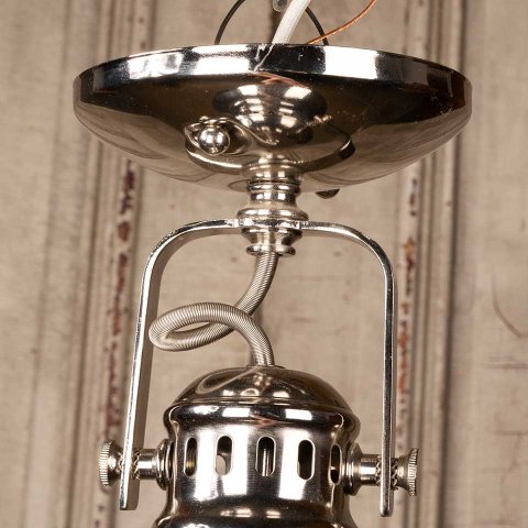 #54873 Modern Polished Nickel Pendant Light Fixture image 4