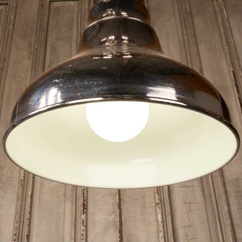 #54873 Modern Polished Nickel Pendant Light Fixture image 5